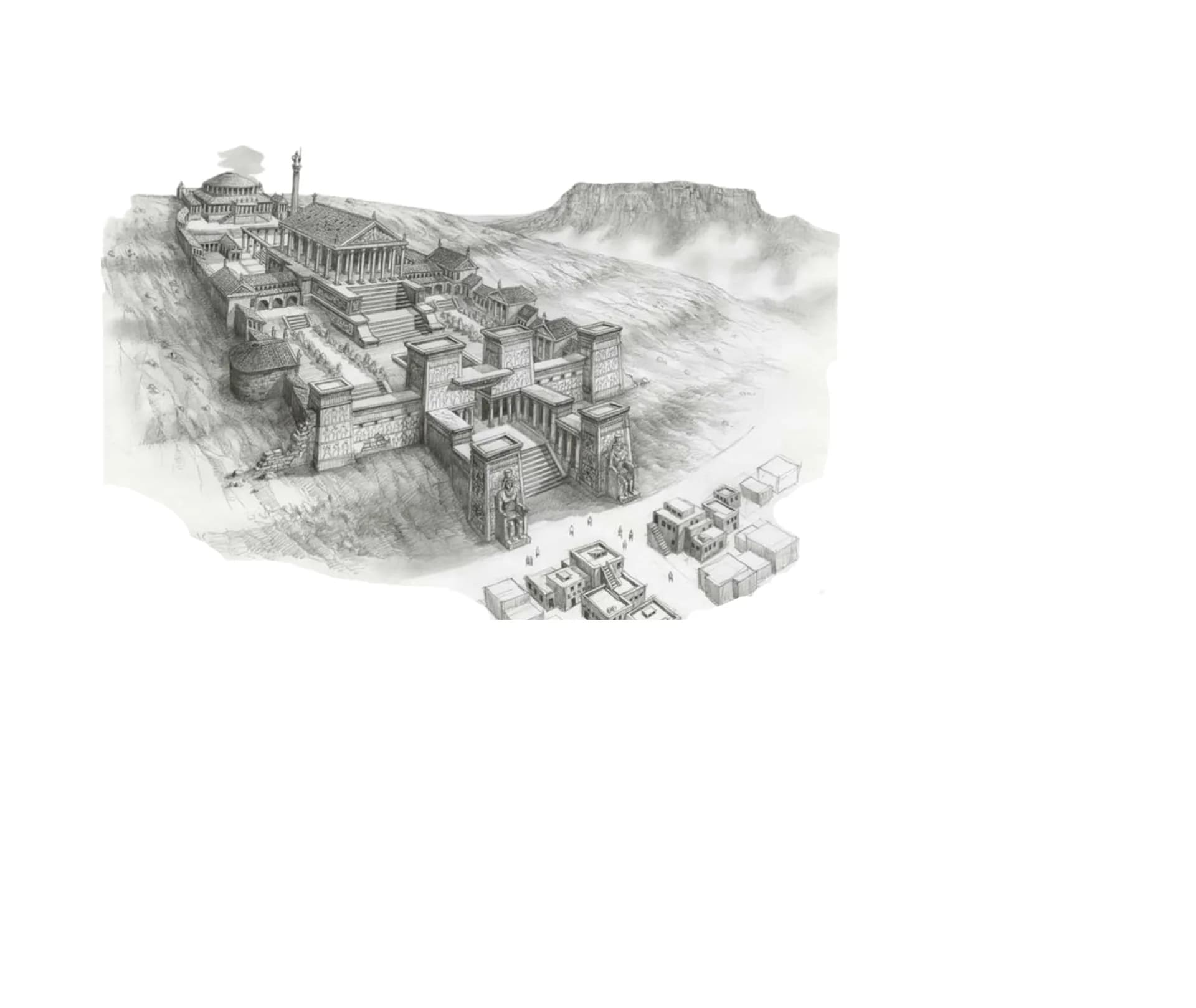 Library of Alexandria illustration